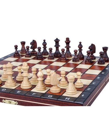 Magnetic wooden chess MAGNETIC (CHW10 BROWN)