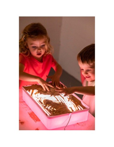 Šviečianti dėžė smėlio piešiniams AMAYA "LIGHT BOX SAND DRAWINGS"