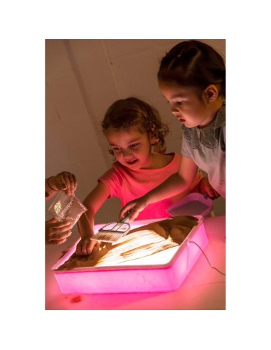 Šviečianti dėžė smėlio piešiniams AMAYA "LIGHT BOX SAND DRAWINGS"