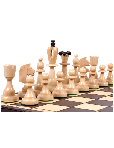 Wooden chess Sunrise "ACE" (CH115 BROWN)