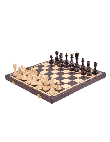 Wooden chess Sunrise "ACE" (CH115 BROWN)