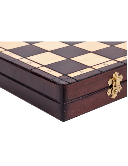 Wooden chess Sunrise "ACE" (CH115 BROWN)