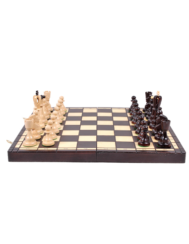 Wooden chess Sunrise "ACE" (CH115 BROWN)