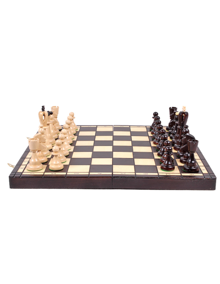 Wooden chess Sunrise "ACE" (CH115 BROWN)