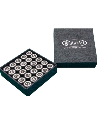 Biliardo lazdos antgalis Kamui Clear Black Soft 13mm