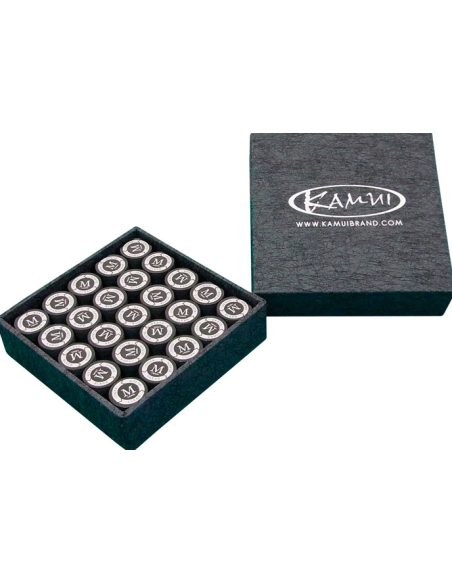 Biliardo lazdos antgalis Kamui Clear Black Soft 13mm