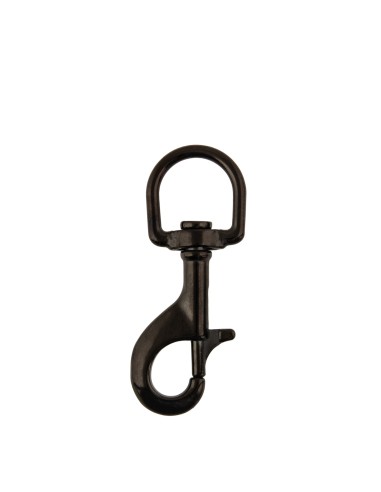 Nerūdijančio plieno karabinas D tipo 100mm black