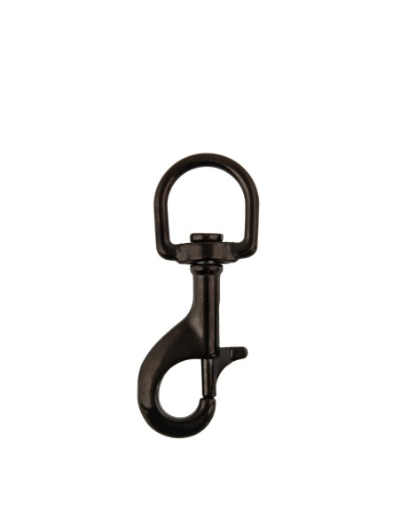 Nerūdijančio plieno karabinas D tipo 100mm black