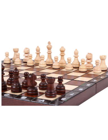 Wooden chess Sunrise "SCHOOL"