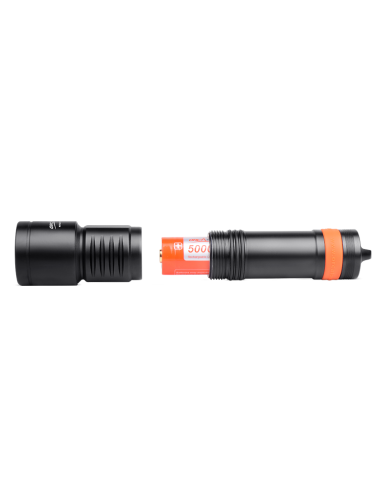 OrcaTorch "D700" Flashlight (1700 Lumen) 2x 21700