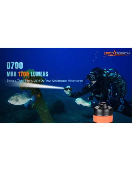 Šviestuvas OrcaTorch  "D700" (1700 Lumen)