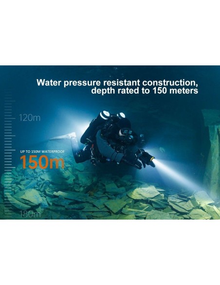 OrcaTorch "D920" Flashlight (5000 Lumen)