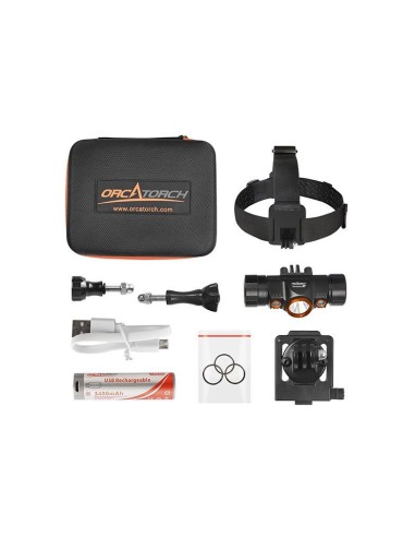 Šviestuvas OrcaTorch  "Mazu TD01" (1200 Lumen)
