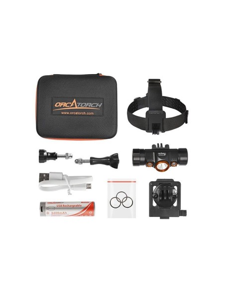 OrcaTorch "Mazu TD01" Flashlight (1200 Lumen)