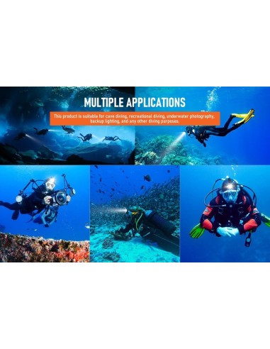 Šviestuvas OrcaTorch  "Mazu TD01" (1200 Lumen)