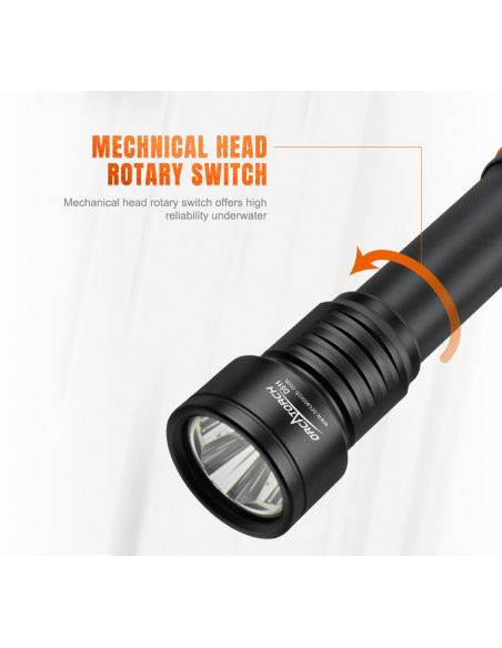 OrcaTorch "D511" Flashlight (2200 Lumen)