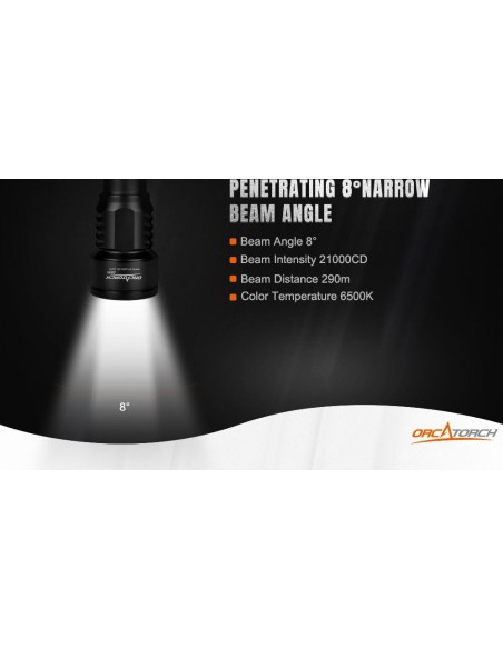 Šviestuvas OrcaTorch  "D511" (2200 Lumen)