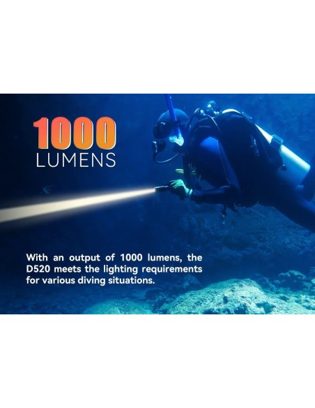 Šviestuvas OrcaTorch  "D520" (1000 Lumen)