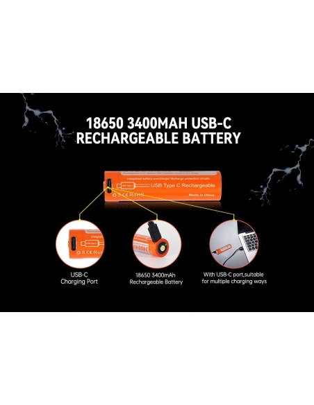 Šviestuvas OrcaTorch  "D520" (1000 Lumen)