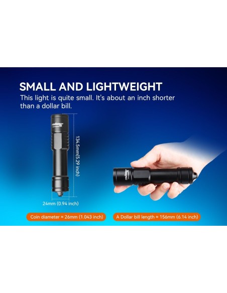 Šviestuvas OrcaTorch  "D520" (1000 Lumen)