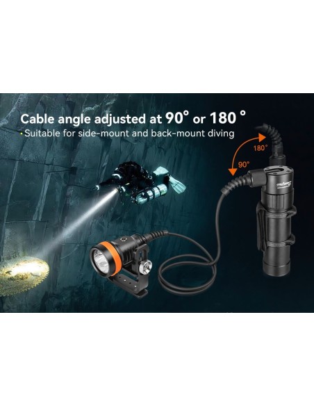 Šviestuvas OrcaTorch  "D630" (4600 Lumens)