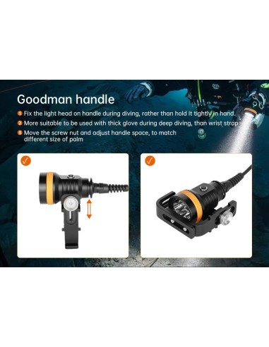 Šviestuvas OrcaTorch  "D630" (4600 Lumens)