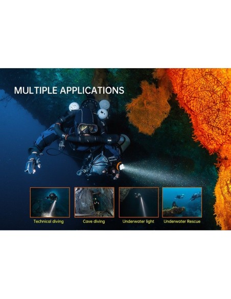 Šviestuvas OrcaTorch  "D630" (4600 Lumens)