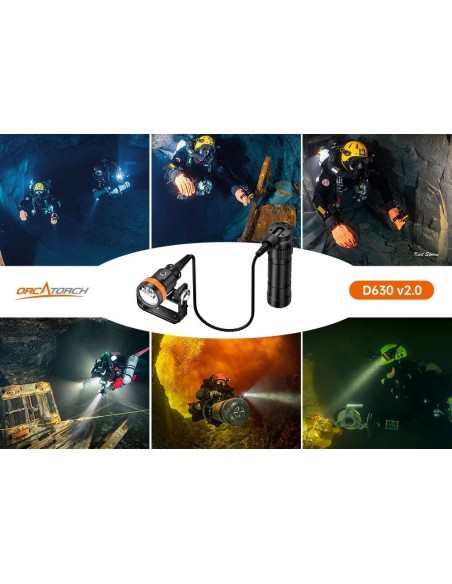 OrcaTorch "D630" Flashlight (4600 Lumens)