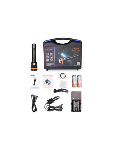 OrcaTorch "D850" Flashlight (2500 Lumens)