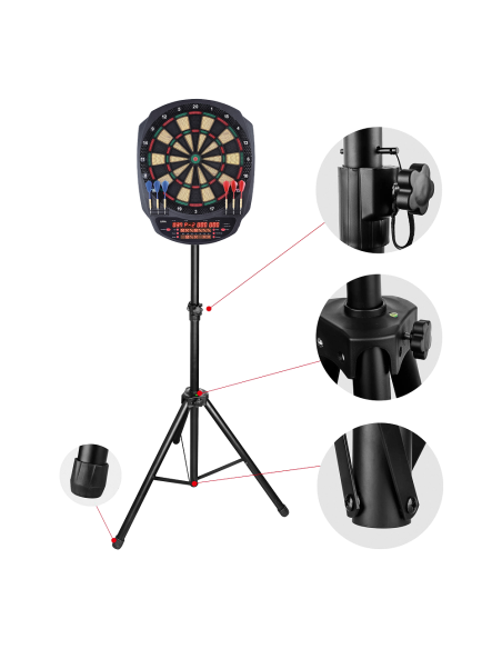 Pastatomas smiginio taikinio stovas BULLET