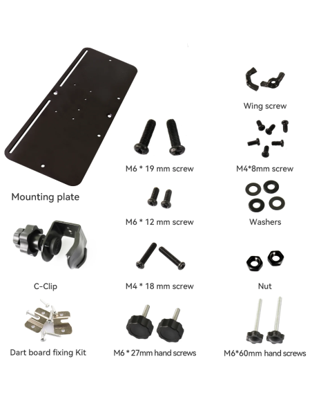 Pastatomas smiginio taikinio stovas BULLET