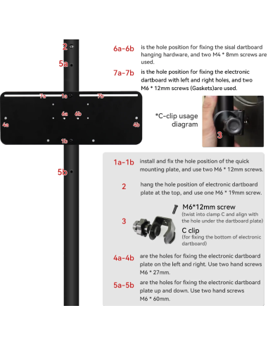 Pastatomas smiginio taikinio stovas BULLET