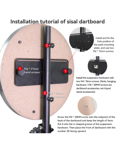 Pastatomas smiginio taikinio stovas BULLET