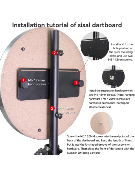 Pastatomas smiginio taikinio stovas BULLET