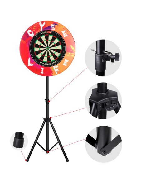 BULLET freestanding dartboard stand