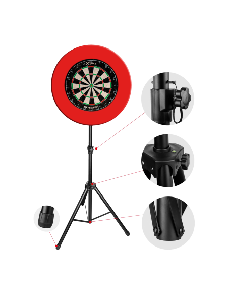 Pastatomas smiginio taikinio stovas BULLET