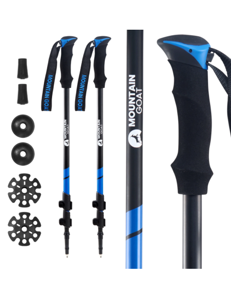 Šiaurietiško ėjimo lazdos 4FIZJO "PEAK+ MOUNTAIN GOAT"