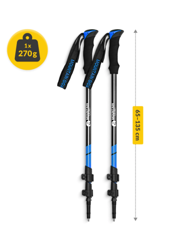 Šiaurietiško ėjimo lazdos 4FIZJO "PEAK+ MOUNTAIN GOAT"