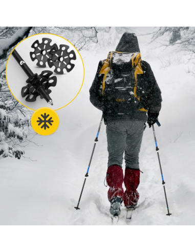 Šiaurietiško ėjimo lazdos 4FIZJO "PEAK+ MOUNTAIN GOAT"