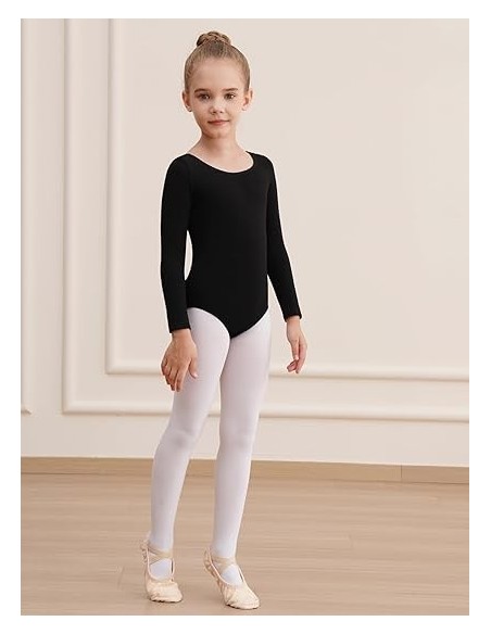 Gymnastics leotard with long sleeves