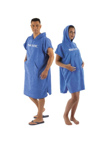 Paplūdimio apsiaustas - gobtuvas Seac Poncho