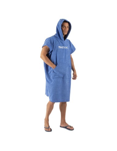 Paplūdimio apsiaustas - gobtuvas Seac Poncho