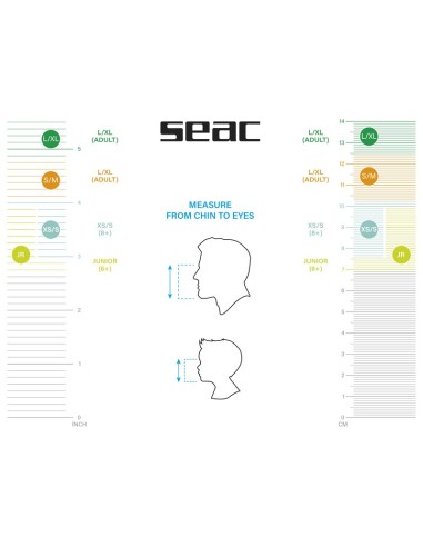 Pilno veido kaukė Seac Sub MAGICA L-XL