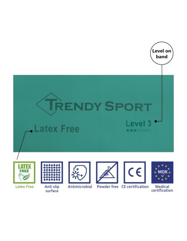 Elastinė mankštos juosta TRENDY "Medical Limite band"