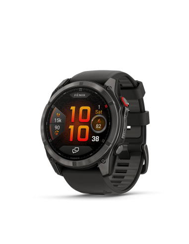 Fēnix® 8 Pro – 51 mm, AMOLED Sapphire, Pilkos anglies spalvos DLC titanas