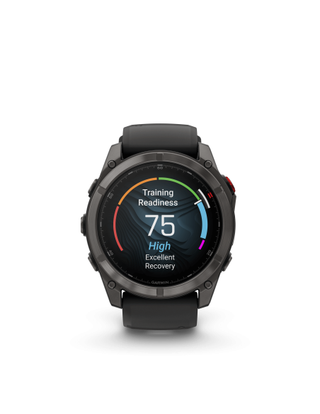 Fēnix® 8 Pro – 51 mm, AMOLED Sapphire, Pilkos anglies spalvos DLC titanas