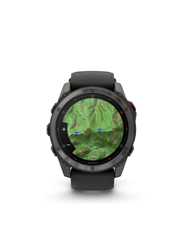 Fēnix® 8 Pro – 51 mm, AMOLED Sapphire, Pilkos anglies spalvos DLC titanas