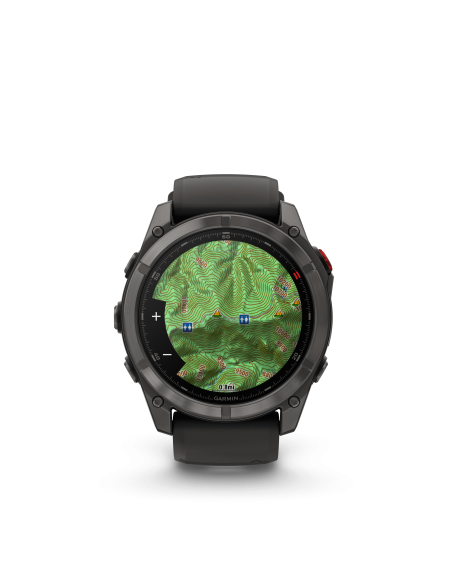 Fēnix® 8 Pro – 51 mm, AMOLED Sapphire, Pilkos anglies spalvos DLC titanas