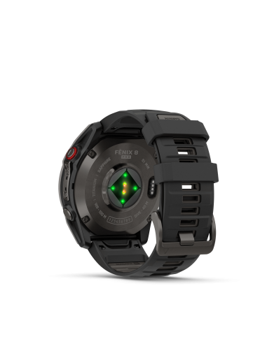 Fēnix® 8 Pro – 51 mm, AMOLED Sapphire, Pilkos anglies spalvos DLC titanas