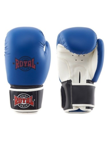 "Royal" odinės bokso pirštinės Top - Blue